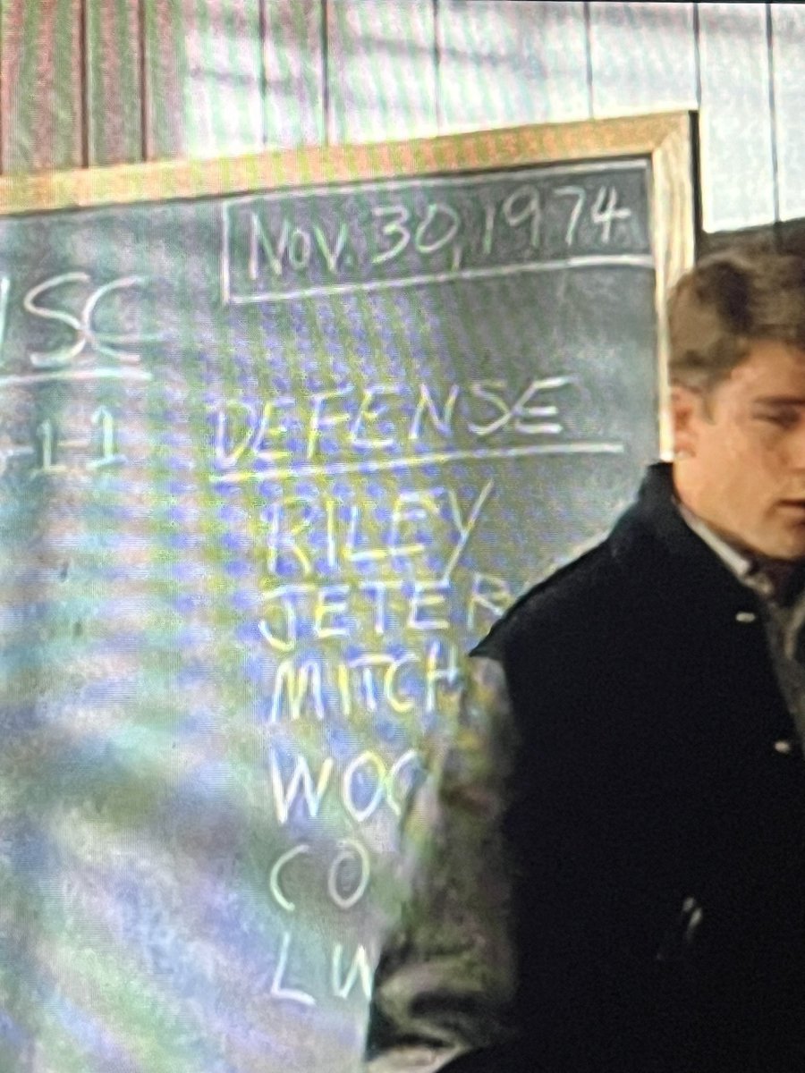 Something caught my eye rewatching Rudy…

Is it Destiny??? ☘️