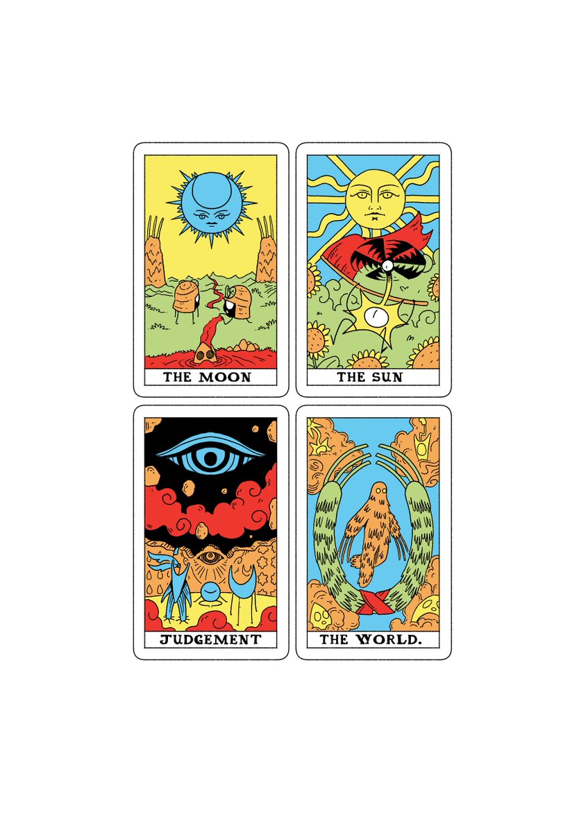 ORO PRO VOS tarot cards I made last year