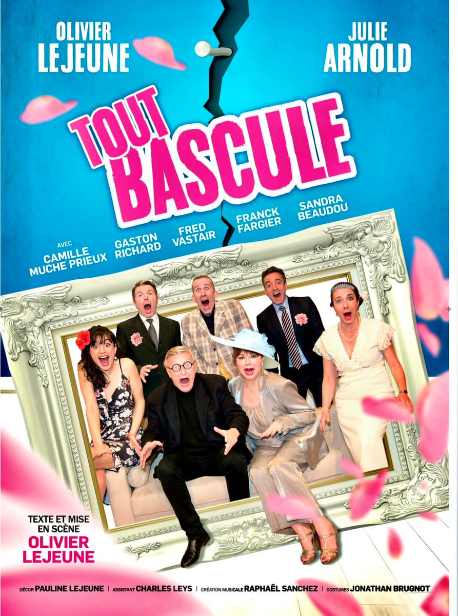 Et c’est parti !!! Ce samedi 11 janvier à 17 h et 20 h 30 les deux premières représentations de TOUT BASCULE ! La seule pièce de théâtre avec un constat d’huissier attestant « un rire toutes les 5 secondes » !!! Venez vérifier au Théâtre Tête d'Or jusqu’au 21 février !