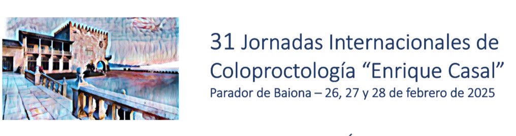 🔴 Ampliado el plazo de envío de Comunicaciones para las 31 jornadas Ingernacionales de Coloproctologia de Baiona “Enrique Casal”

🗓️ Fecha límite 27 de enero 2025

👉No te pierdas estas clásicas jornadas de nuestra especialidad