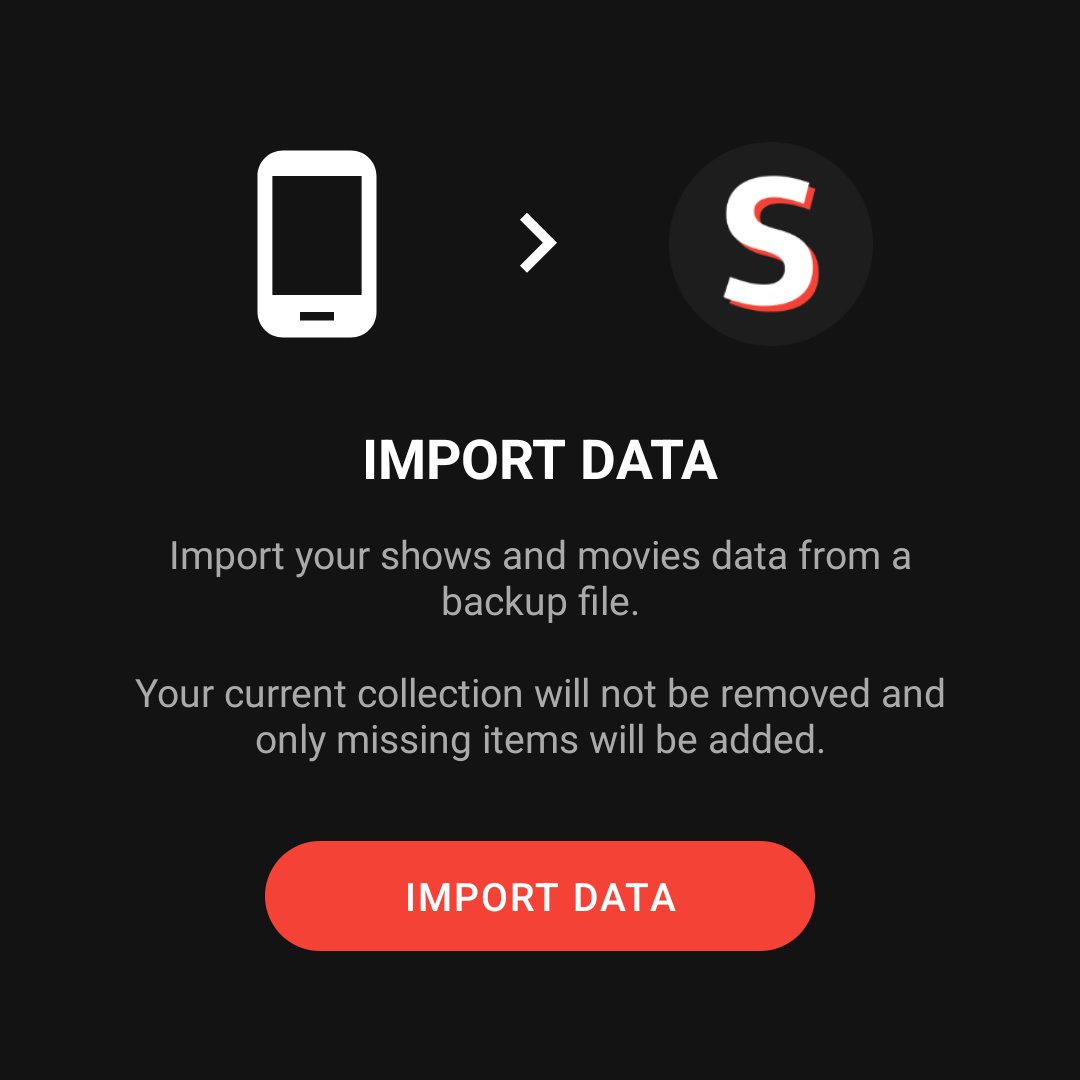 2025 started big with the release of Showly for iOS 🥳
apps.apple.com/us/app/6739016…

There is more though! A much requested feature of backup &amp; restore is coming to Android🤖 very soon.

It will now be possible to export data to a file as a backup or before migrating to a new device!