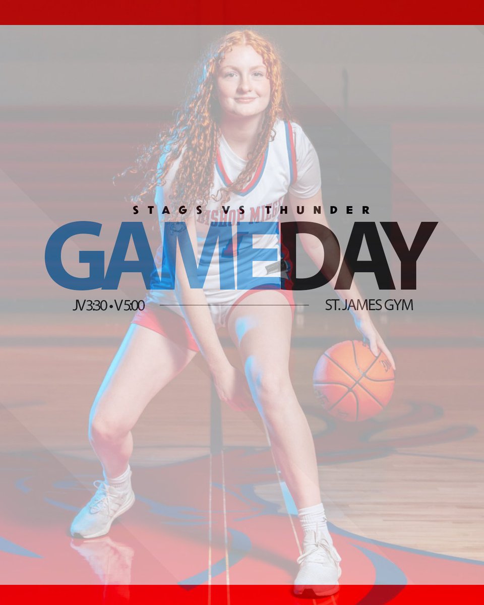 🚨🏀 GAME DAY ALERT 🏀🚨

Bishop Miege Stags Girls Basketball is ready to dominate the court!

📍 St. James High School
🕞 JV: 3:30 PM
🕔 Varsity: 5:00 PM

Bring the energy and support these ballers! 🦌🔥
#MiegePride #WeRMiege #GameDay