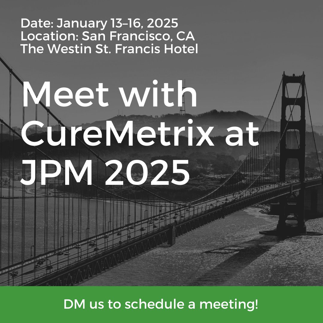 CureMetrix's tweet image. CureMetrix CEO Navid Alipour will be attending the 2025 J.P. Morgan Healthcare Conference in San Francisco! 

Interested in setting up a meeting? Send us a direct message! #JPM2025