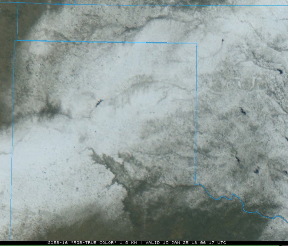 FalcnStormChase's tweet photo. Snowpack allows you to easily view some of the CAPROCK escarpment on satellite! #snow #wxtwitter #CAPROCK https://t.co/7VFSjAY54n
