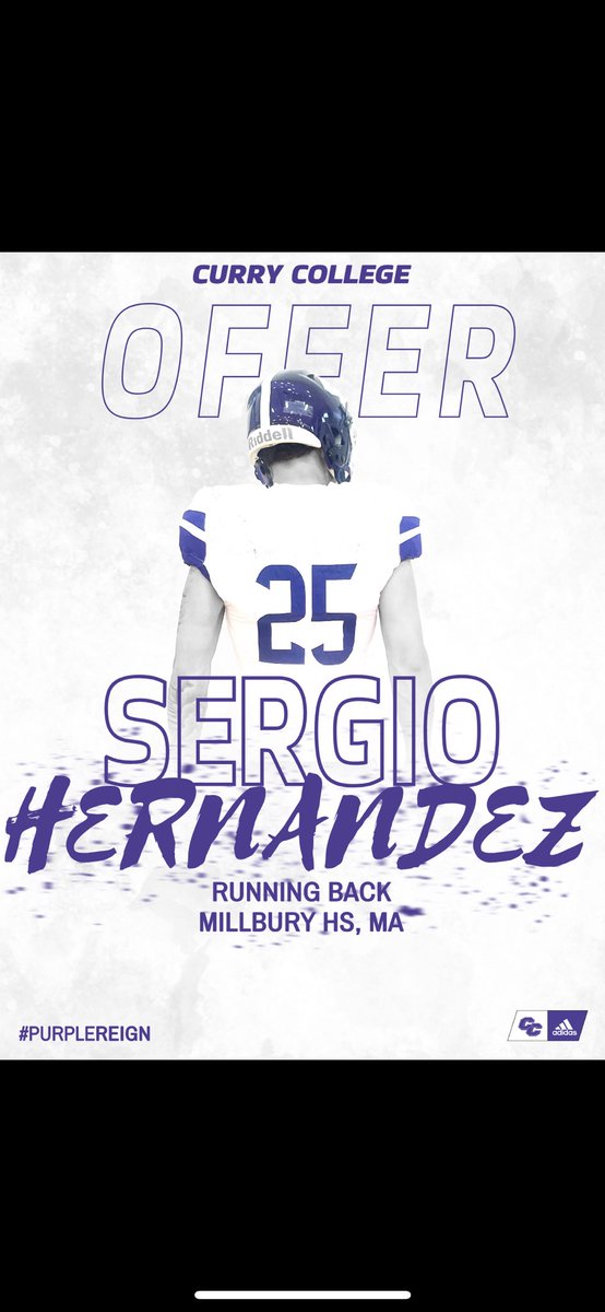 After a great conversation with <a href="/CoachTParsons/">𝐓𝐨𝐝𝐝 𝐏𝐚𝐫𝐬𝐨𝐧𝐬</a>. I am blessed to receive an offer from Curry College!