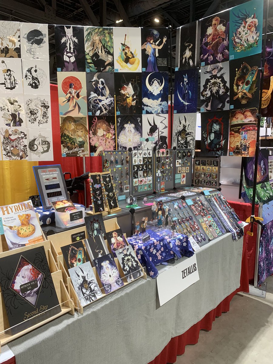 Zetallis_'s tweet photo. All set for Day 2 of #animelosangeles! Come by table 321 in the vendors area and say hi to @akemii_k and I! https://t.co/bgTBgqhAmH