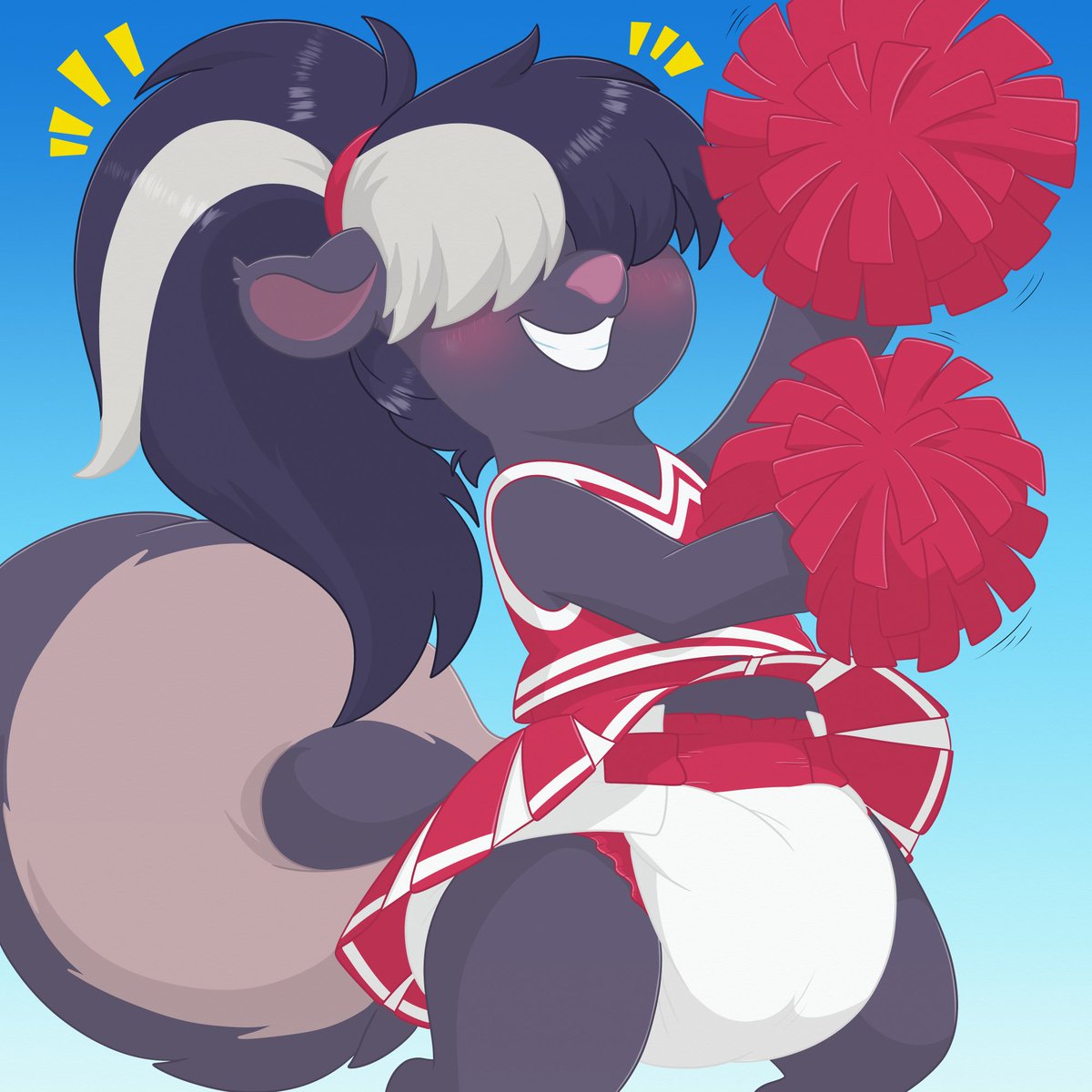 NinePlusTenZ's tweet photo. 📣 The first member of our padded pony cheer squad, Skunki! Courtesy of @CushyTushie 📣

They're getting the crowd warmed up for the rest of the squad~ https://t.co/uUj3PGPCzB