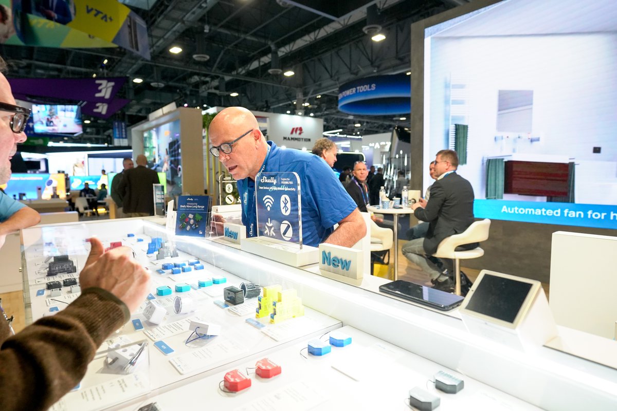 shelly_IoT's tweet image. Last day at CES! 
📍Visit us at Halls A-D, Booth 51223
🤝Let’s chat, explore our upcoming devices, and answer all your questions.

Can’t make it? 👉 Check out our upcoming products here: shelly.com/pages/new-prod…

#CES2025 #ShellySmartHome #NewProducts