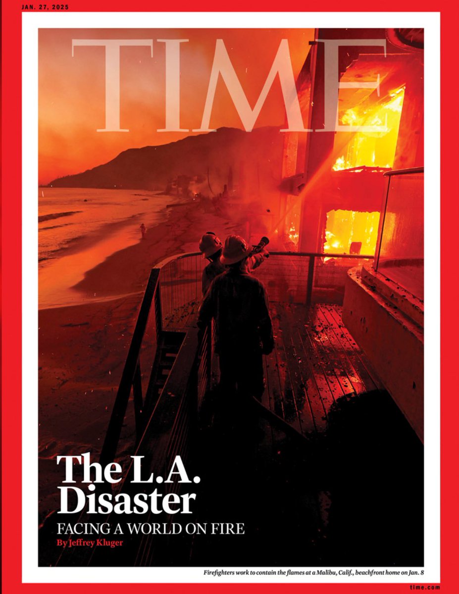 Le désastre de Los Angeles, en Une du Time: