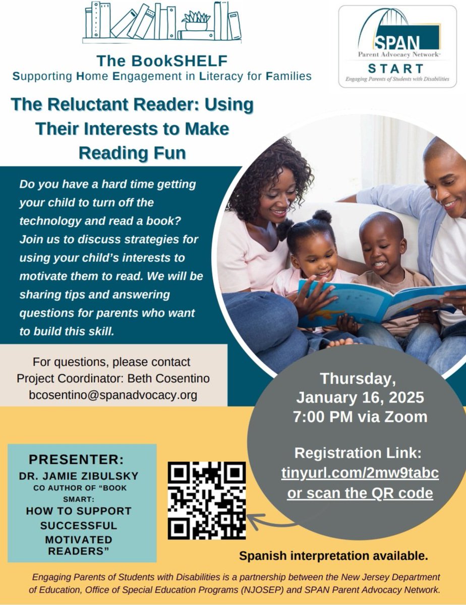 MsQuintana0's tweet image. 2025 Literacy Workshop 2- The Reluctant Reader: Using Their Interests to Make Reading Fun 
#SPAN #parentadvocacynetwork #TheBookSHELF #corevalues #schoolpride #community #reading #reluctantreader #parentresources @HTSD_Greenwood @WeAreHTSD @GreenwoodPTA1