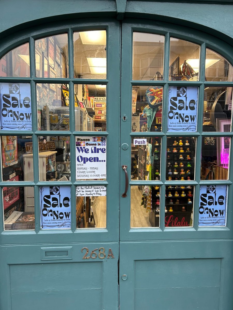 Lot's of new things coming in the Spring, so to make room, we are having a bit of a Sale. Lots of bargains to be had. So please come and see us at the shop. 268a Northdown Rd. Margate. CT9 2PX, or of course, check out the Sale page on our website. thenstore.co.uk