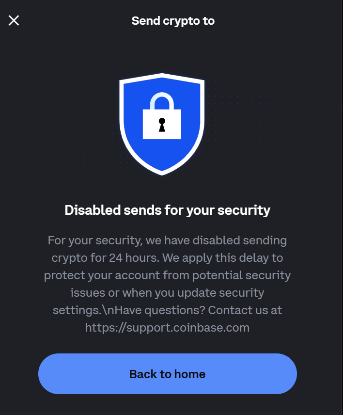 Sam_Stein89's tweet photo. @CoinbaseSupport I know I dont have 100K+ followers like @mdudas, but I've been stuck on the same error for over 24 hours. I've been waiting to help for over 2 hours over chat support and phone support. Can anyone help? This sucks so so bad :( Been a customer since 2017!! https://t.co/t7oQaRDOj1