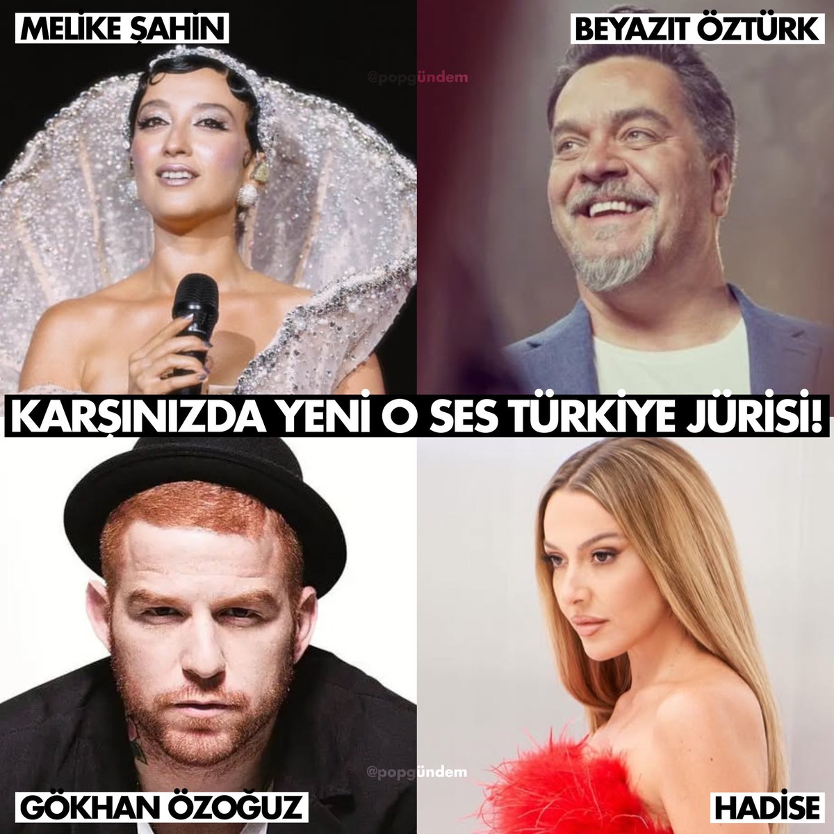 O Ses Türkiye yeni sezon jürileri belli olmuş. Nasıl buldunuz? 
#osestürkiye #melikesahin #beyazıtozturk #gokhanozoguz #hadıse