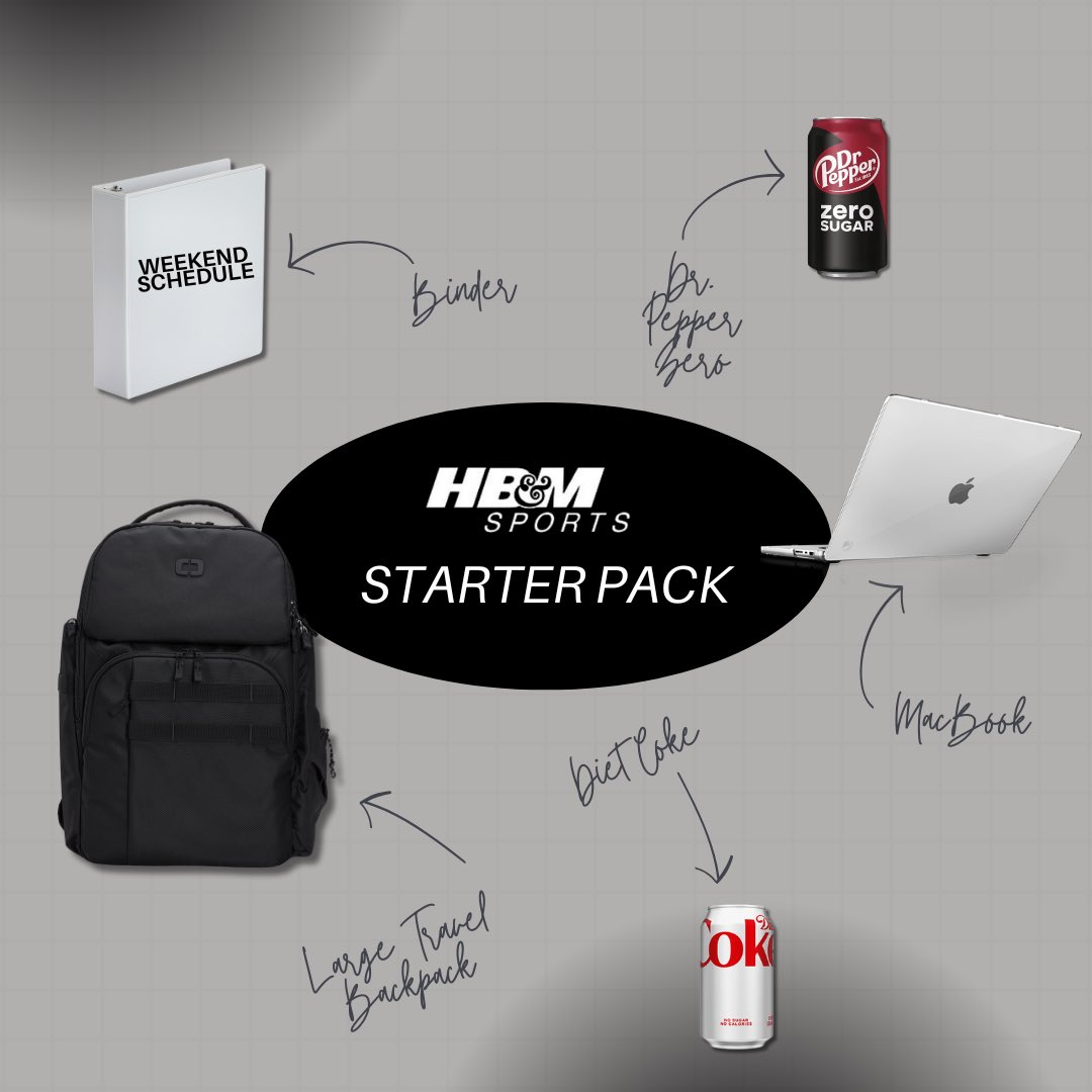 Welcome to the HB&amp;M Sports essentials starter pack 🫣