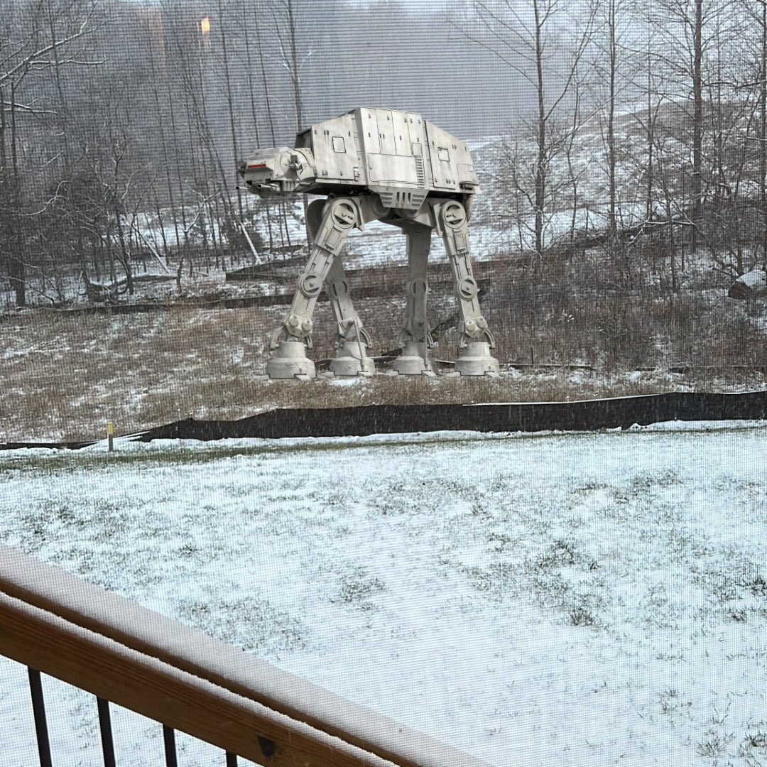 TrafficJamSam's tweet image. Also known as an AT-AT Walker