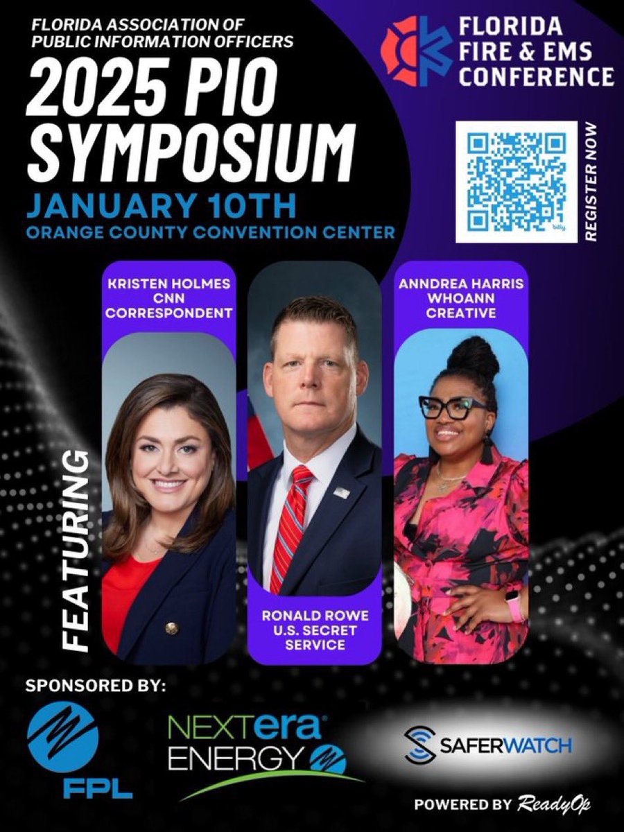 Florida Association of Public Information Officers (@floridapios) on Twitter photo We are getting STARTED at the <a href="/FloridaPIOs/">Florida Association of Public Information Officers</a> 2025 PIO Symposium held at <a href="/OCCC/">Orange County Convention Center</a> during <a href="/FlFireChiefs/">Florida Fire Chiefs' Association</a> <a href="/floridafirecon/">Florida Fire Conference</a> in Orlando! We are getting STARTED at the <a href="/FloridaPIOs/">Florida Association of Public Information Officers</a> 2025 PIO Symposium held at <a href="/OCCC/">Orange County Convention Center</a> during <a href="/FlFireChiefs/">Florida Fire Chiefs' Association</a> <a href="/floridafirecon/">Florida Fire Conference</a> in Orlando!