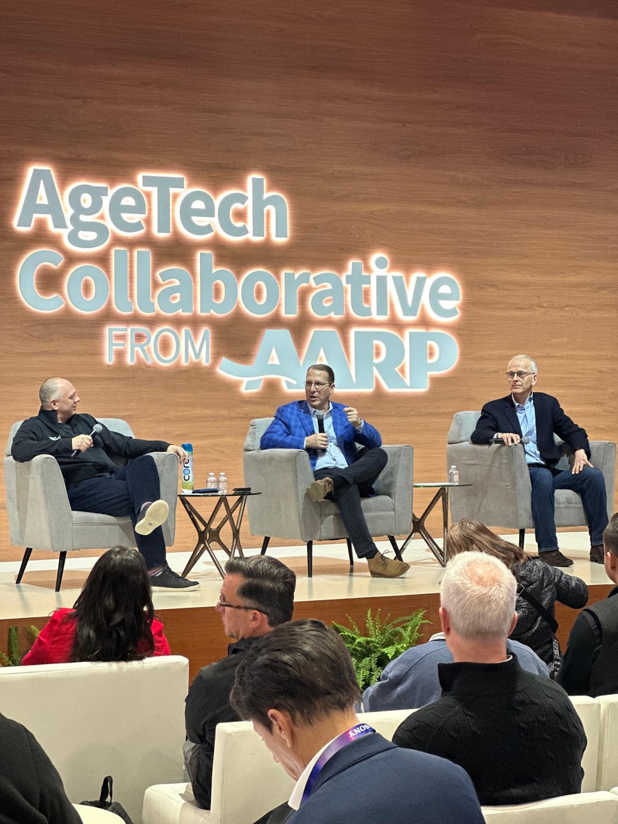 Scott Frisch (@scott_frisch) on Twitter photo I had the privilege of joining <a href="/InnovationAndy/">Andy Miller</a> and Alan MacIntosh from the <a href="/AgeTechCollab/">AgeTech Collaborative™ from AARP (ILabs)</a> at #CES2025 to discuss how <a href="/AARP/">AARP</a> is continuing advocate for the 50-plus community. Through the AgeTech Collaborative we're scaling startups to deliver impactful products and services. I had the privilege of joining <a href="/InnovationAndy/">Andy Miller</a> and Alan MacIntosh from the <a href="/AgeTechCollab/">AgeTech Collaborative™ from AARP (ILabs)</a> at #CES2025 to discuss how <a href="/AARP/">AARP</a> is continuing advocate for the 50-plus community. Through the AgeTech Collaborative we're scaling startups to deliver impactful products and services.