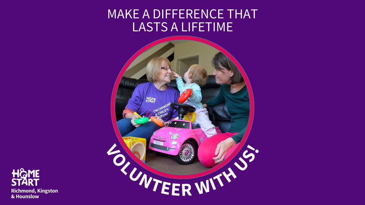 Home-Start Richmond, Kingston & Hounslow (@homestart_rkh) on Twitter photo Want to do something life-changing this year? Our volunteers help families thrive & give children brighter futures. You can make an impact too! Join our 30-minute Zoom session tomorrow at 10am to learn more. Email Erin to sign up: erin@homestart-rkh.org.uk #volunteer Want to do something life-changing this year? Our volunteers help families thrive & give children brighter futures. You can make an impact too! Join our 30-minute Zoom session tomorrow at 10am to learn more. Email Erin to sign up: erin@homestart-rkh.org.uk #volunteer