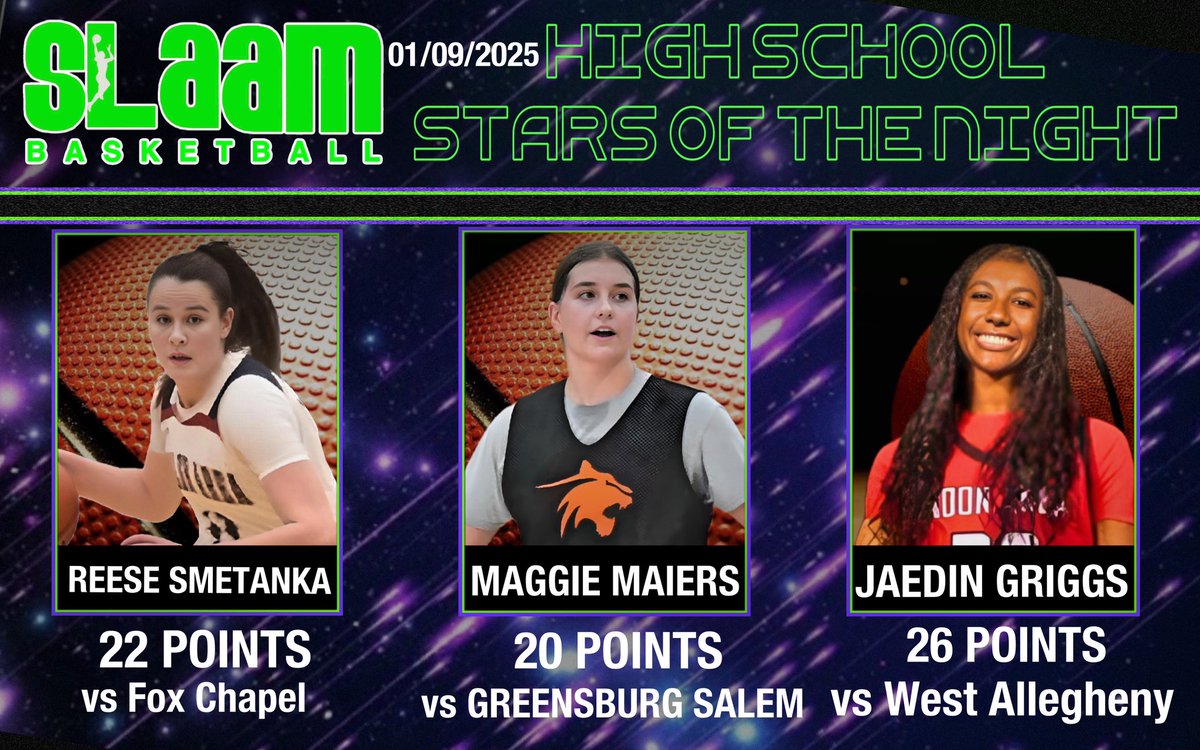 slaambasketball (@slaambasketball) on Twitter photo SLAAMFam comes up big!! <a href="/SmetankaReese/">Reese Smetanka</a> keeps <a href="/SASDtitans/">ShalerArea Athletics</a> rolling at 11-1!! <a href="/MaggieMaiers/">Maggie Maiers</a> leads <a href="/livingston20m/">Latrobe Girls Basketball</a> to huge win & <a href="/JaedinGriggs/">Jaedin Griggs</a> leads <a href="/moongirlsbball/">Moon Girls Basketball</a> to a huge section win!! <a href="/slaam2026jamal/">SLAAM 2026 Woodson</a> <a href="/SLAAM2027Grate/">SLAAM 2027 Grate</a> <a href="/SLAAMDUTELLE/">SLAAM DUTELLE 2027</a> SLAAMFam comes up big!! <a href="/SmetankaReese/">Reese Smetanka</a> keeps <a href="/SASDtitans/">ShalerArea Athletics</a> rolling at 11-1!! <a href="/MaggieMaiers/">Maggie Maiers</a> leads <a href="/livingston20m/">Latrobe Girls Basketball</a> to huge win & <a href="/JaedinGriggs/">Jaedin Griggs</a> leads <a href="/moongirlsbball/">Moon Girls Basketball</a> to a huge section win!! <a href="/slaam2026jamal/">SLAAM 2026 Woodson</a> <a href="/SLAAM2027Grate/">SLAAM 2027 Grate</a> <a href="/SLAAMDUTELLE/">SLAAM DUTELLE 2027</a>