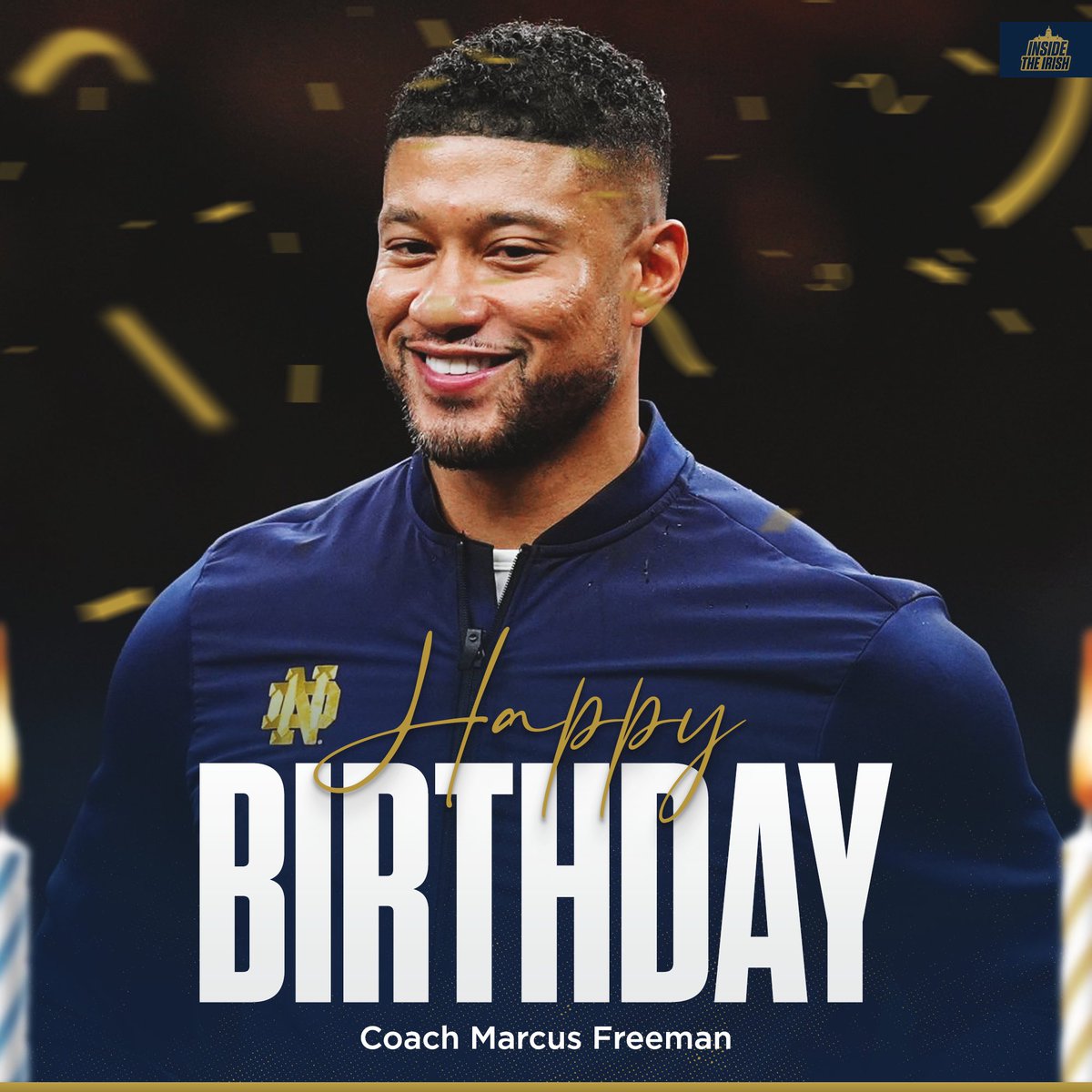 Happy 39th Birthday to Coach Freeman! 🎉☘️

#GoIrish