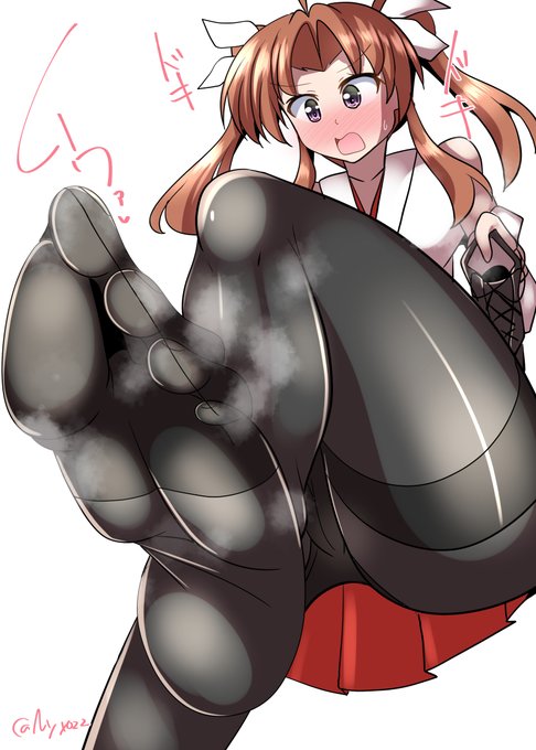 「ちょ、あまり嗅ぐと怒るわよ、もぅ…///」  
ムチムチ黒タイツ陽炎チャン(ˇωˇ) 
連続1771日目 
#艦これ版真剣お絵描き60分一本勝負_20250110
#艦これ版深夜の真剣お絵描き60分一本勝負 
#10000日チャレンジ #めび環んどろ 
#陽炎 