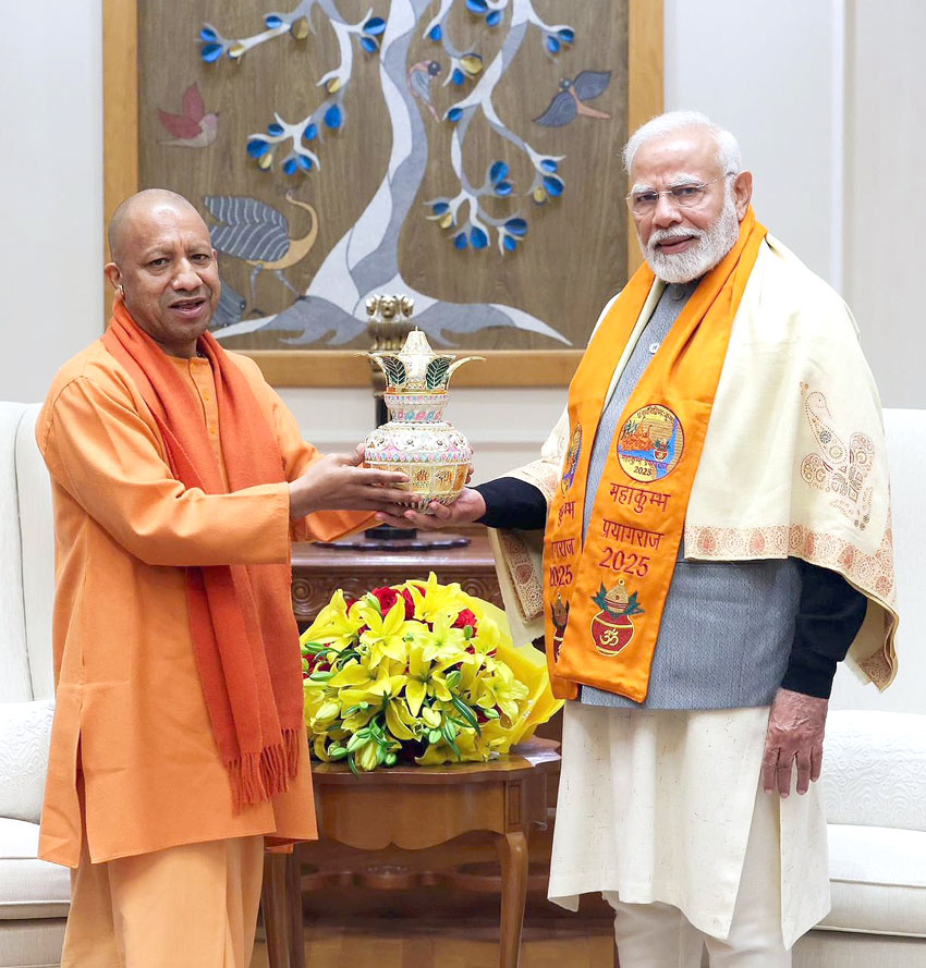 myogiadityanath's tweet photo. आदरणीय प्रधानमंत्री श्री @narendramodi जी से आज नई दिल्ली में शिष्टाचार भेंट की।

आपके मार्गदर्शन और प्रेरणा से सनातन गर्व का प्रतीक महाकुम्भ-2025, प्रयागराज आज अपने दिव्य, भव्य और डिजिटल स्वरूप से दुनिया को 'नए भारत' का दर्शन करा रहा है। 

अपना बहुमूल्य समय प्रदान करने हेतु हार्दिक आभार प्रधानमंत्री जी!