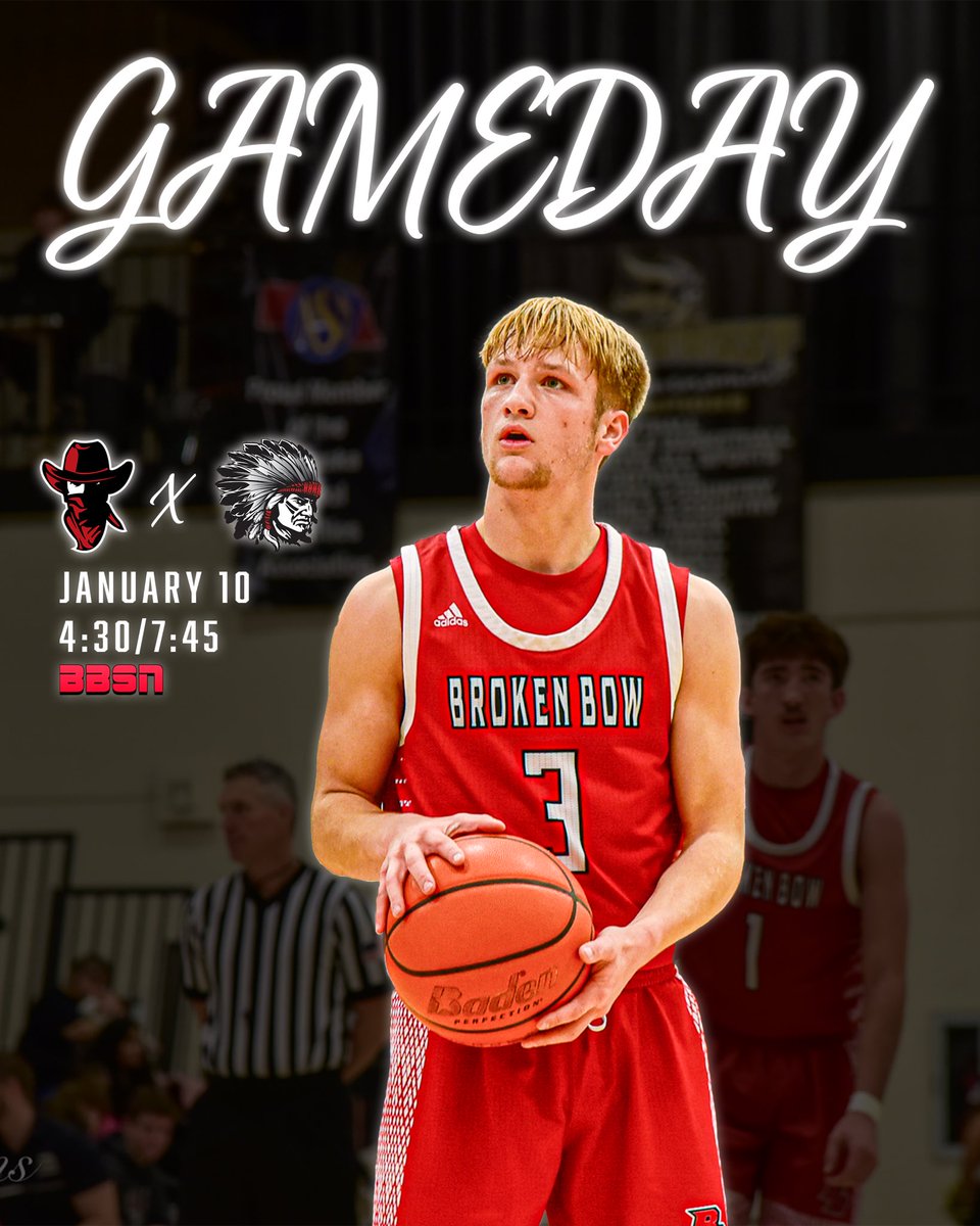 ‼️GAMEDAY‼️

🆚Sandhills Valley
📍Broken Bow High School 
⏰JV 4:30 V 7:45
📺Striv