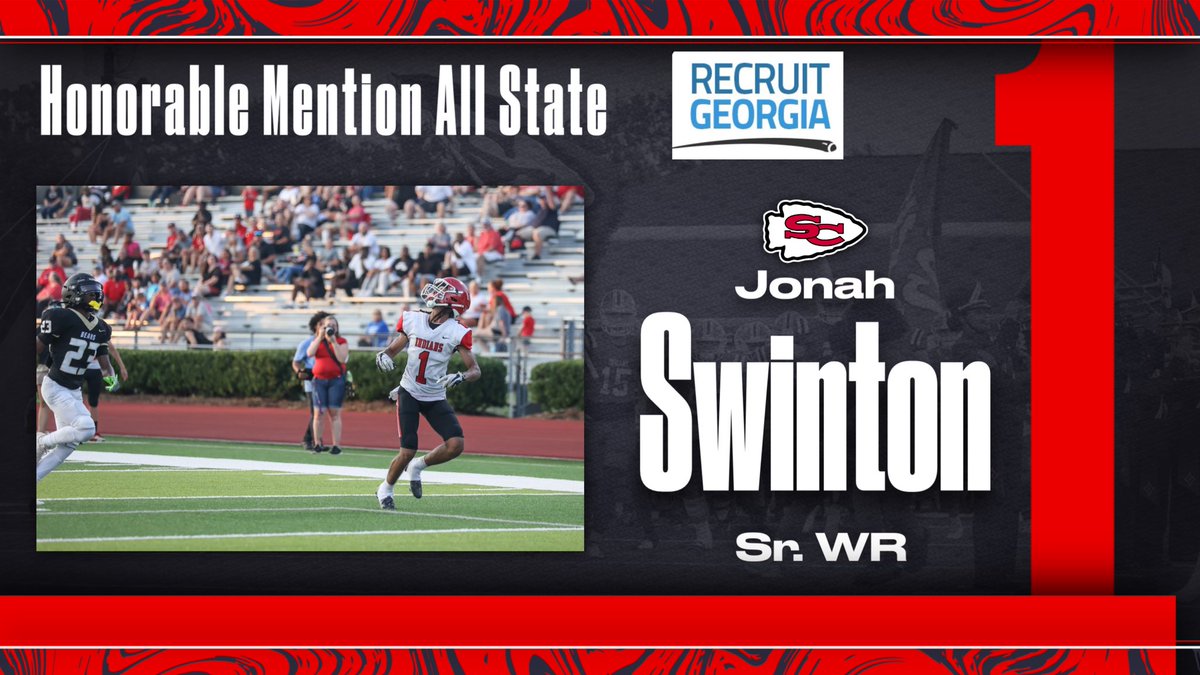 Congrats to <a href="/j04ah_/">Jonah Swinton</a>  on his Honorable Mention Selection to <a href="/RecruitGeorgia/">Recruit Georgia</a> All State Team. 

hudl.com/v/2Qzfww