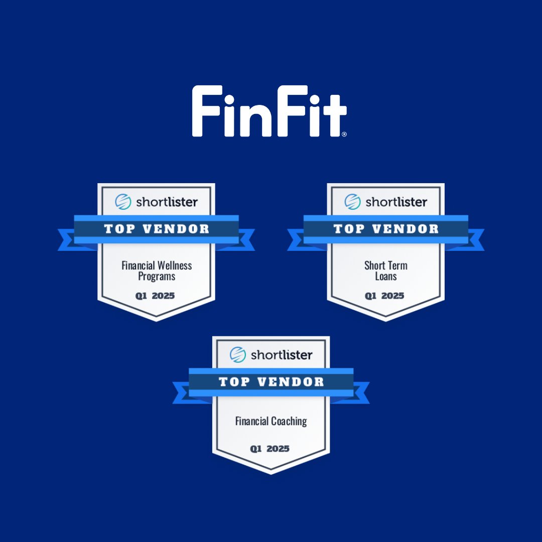FinFit has once again been named Shortlister’s Top Vendor in Financial Wellness Programs, Financial Coaching, and Short-Term Loans! Learn more about FinFit’s SafetyNet platform: finfit.com/partners/