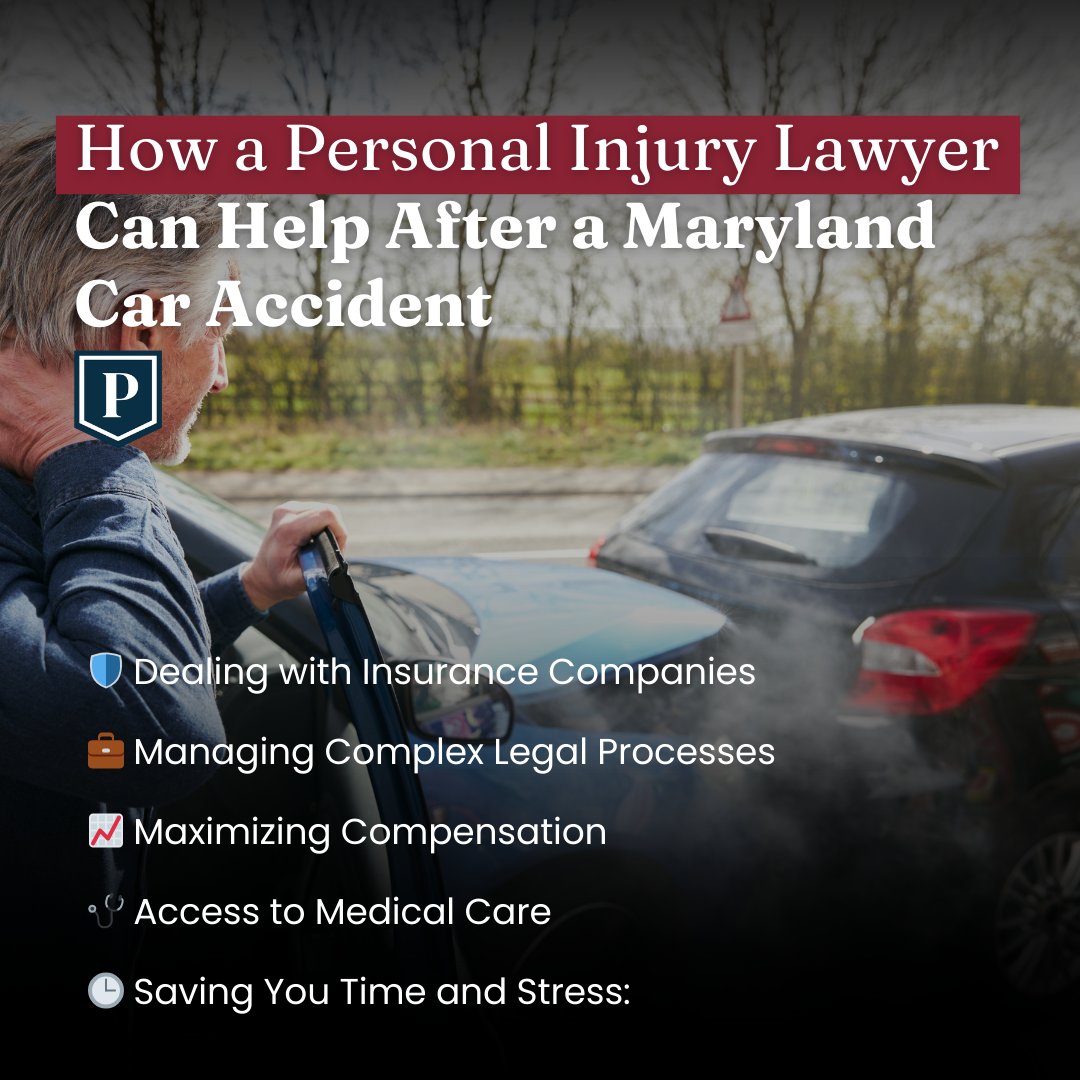 PinderPlotkin's tweet photo. Here’s how a personal injury lawyer can make all the difference for you. ⚖️ At Pinder Plotkin, we provide compassionate and professional support so you can focus on healing. Our No-Win, No-Fee promise means you only pay if we win.

#MarylandCarAccident #PersonalInjuryLaw https://t.co/N7kbEoZ2TU