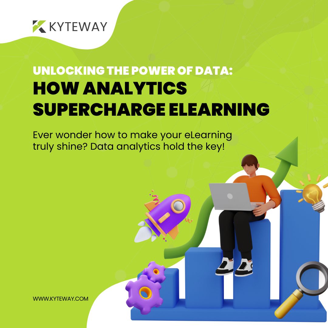 kyteway's tweet photo. Let's be honest, sometimes eLearning can be a bit... snoozy. 😴 

But it doesn't have to be!  

What if I told you there's a secret ingredient that can transform your courses from "meh" to "WOW!"?

It's all about harnessing the power of data analytics. 📊 https://t.co/MjeMm8jCk3