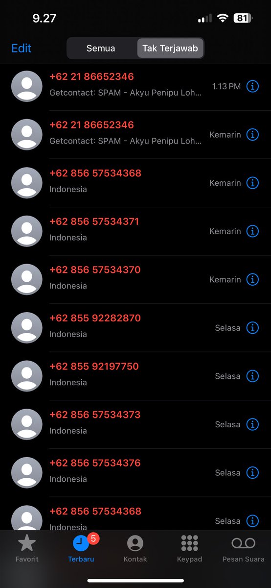 dewiksmw's tweet photo. Dear @BAKTIKomdigi @jdihkemkomdigi , bagian Spam dan Telp Penipuan gini ga diberantas sekalian? Beneran ganggu banget! https://t.co/1zmoW8SSx3