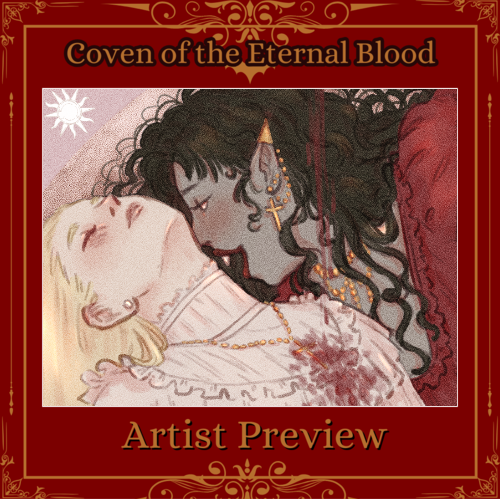 COVEN OF THE ETERNAL BLOOD IS FINALLY OUT!! a vampire themed zine inspired by french victorian era presented by <a href="/spectralrunezns/">SpectralRuneZines | Coven zine</a> 
I had the pleasure to draw my Carmela and Lucilla for this zine, you can download it for free here: spectralrunezines.itch.io/coven-of-the-e…