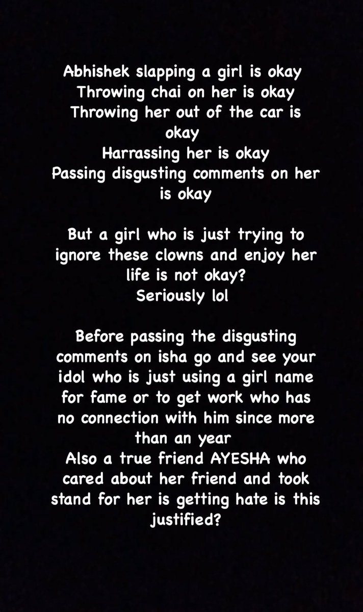 #IshaMalviya stay strong 💪🏻