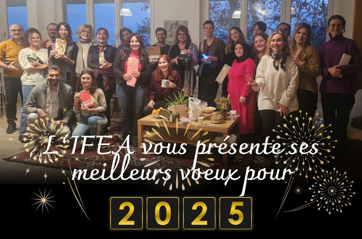 Chères toutes et chers tous, amies et amis de l'IFEA,

Toute l'équipe de l'institut vous souhaite une année 2025 pleine de joie, d'étonnement et d'inspiration !