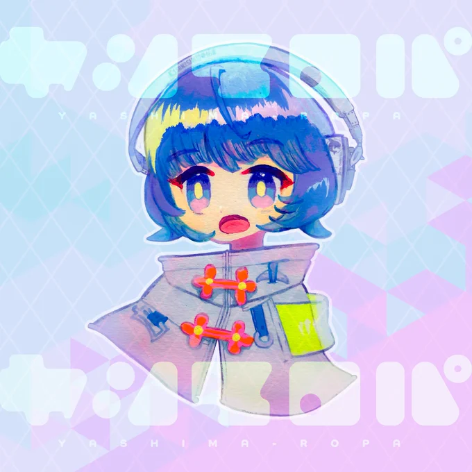 #新年早々の創作クラスタフォロー祭り 色や画材で遊ぶのが好きです よろしくお願いします!