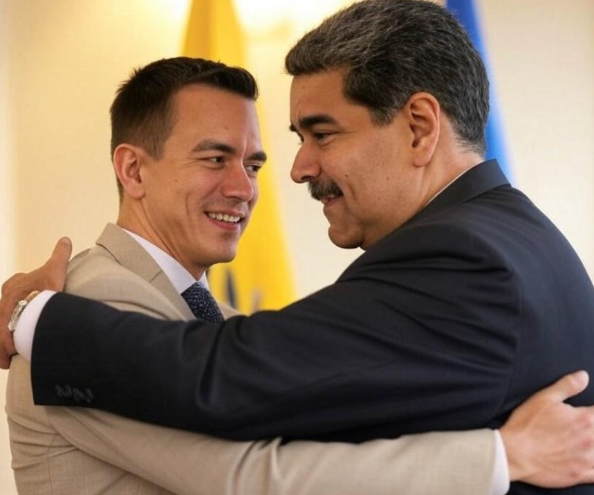 La magia de la inteligencia artificial. Te permite unir dos dictadores en una sola foto.