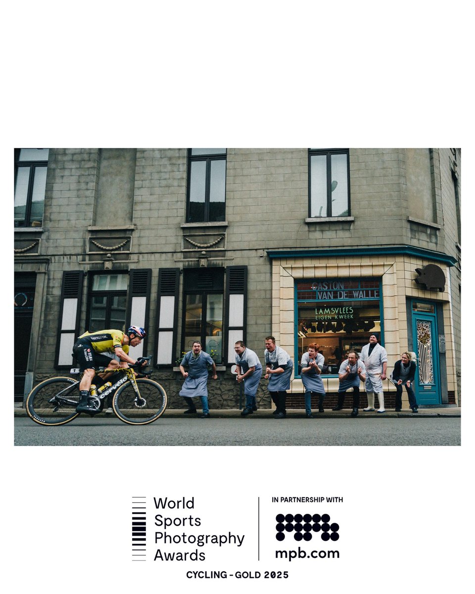 Thrilled to share that I’ve won the <a href="/WorldSportsPix/">World Sports Photography Awards</a> in the Cycling category with this shot from the E3 Saxo Classic! Grateful for this recognition and for the moments that remind us why we love what we do. Thank you to everyone who supports my work—this is for you! 
#wspa25