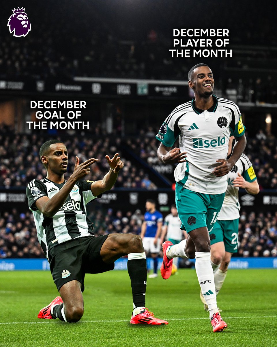 Alexander Isak sweeps December's POTM and GOTM awards 🏆🏆