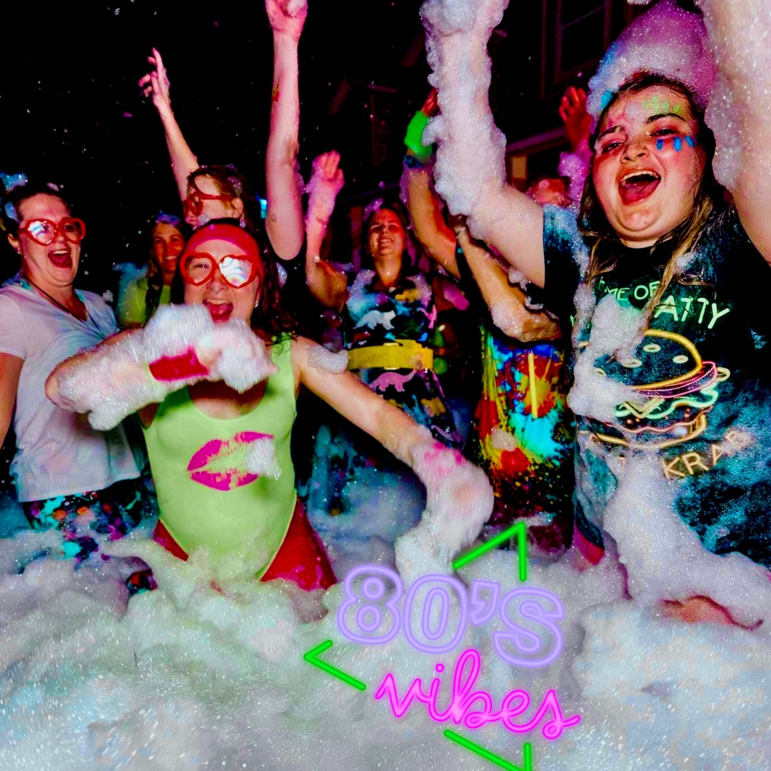 FL_FoamFactory's tweet photo. #RetroFun 💃🏼 Let's get wild @ the 80's Ladies Foam Party! 🤩 🫧 🎉 #ThrowbackThursday #FridayFever #LetsParty https://t.co/Ssnq7ydY6G