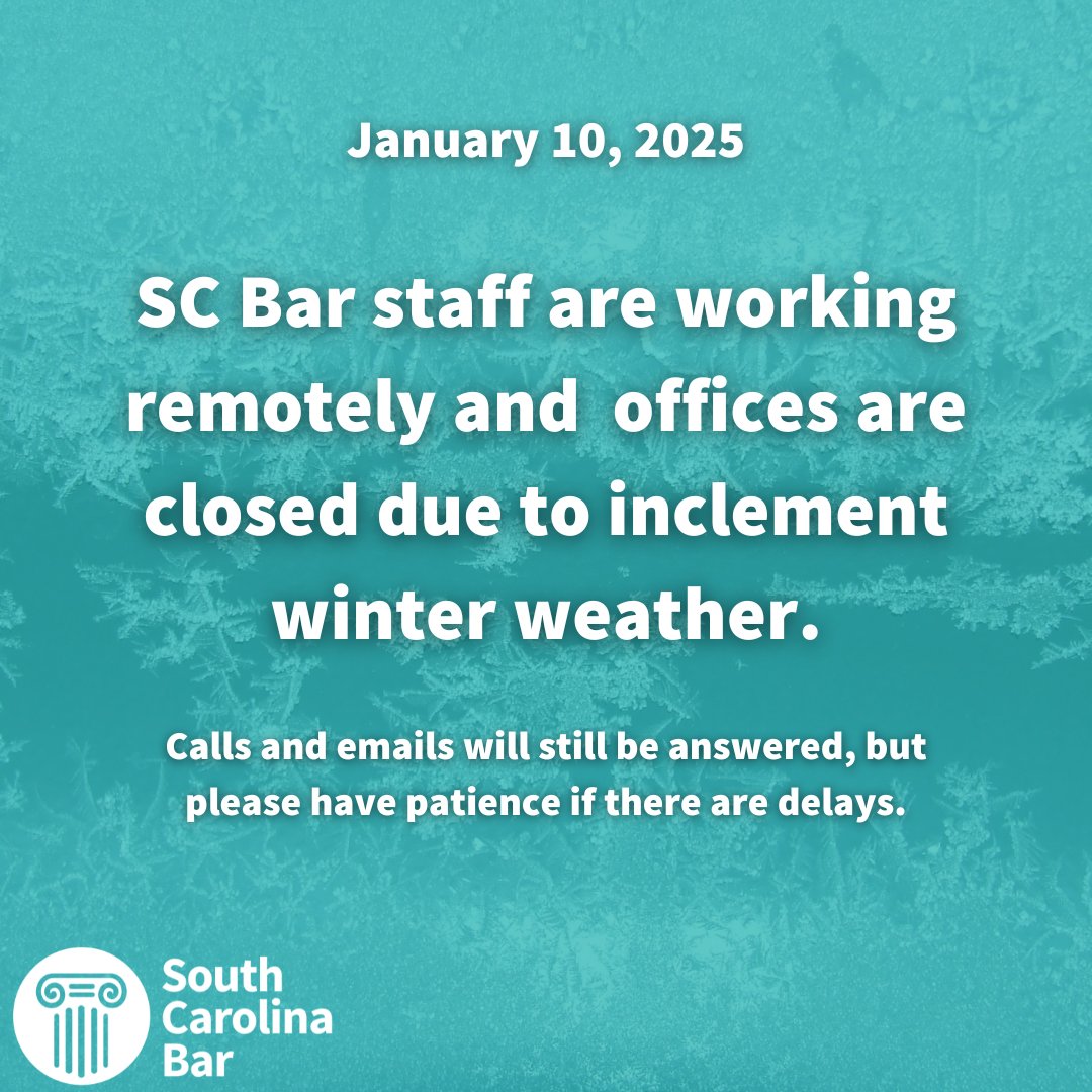 South Carolina Bar (@scbar) on Twitter photo 