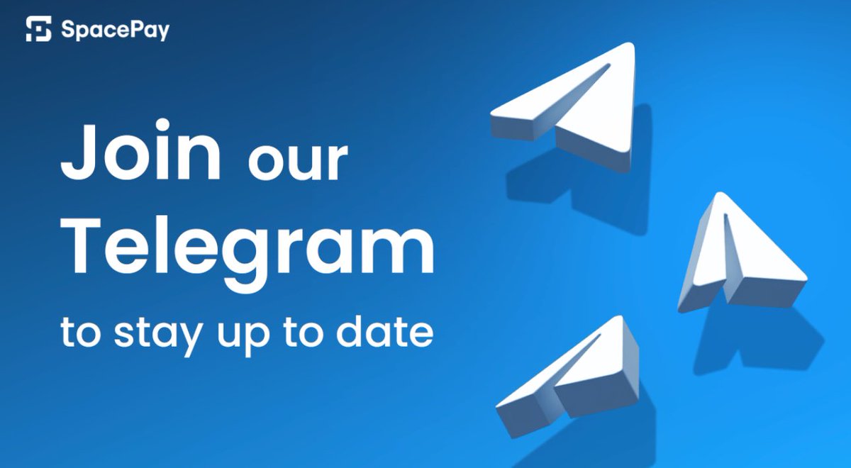 SpacePayLtd's tweet photo. Stay updated and connect with the community! 😎

Join our official Telegram: 

https://t.co/cxKBqNWO3o

Let’s build the future together. 🧑‍🧑‍🧒‍🧒

#SpacePay #Crypto https://t.co/RfdSI2GF8q