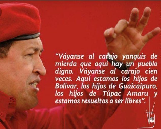 Se saluda al pueblo venezolano, se saluda la lucha contra el imperialismo.
#MaduroPresidente