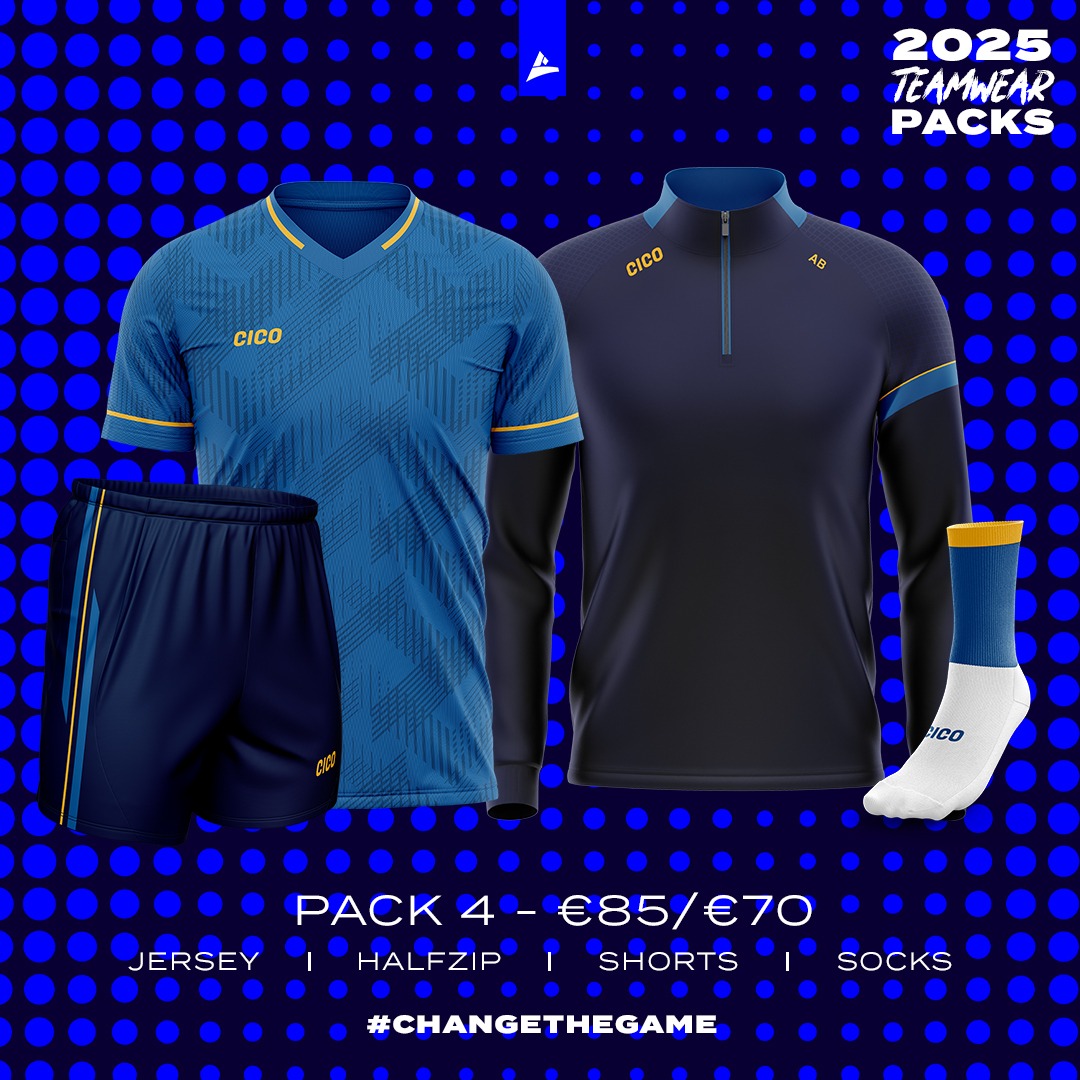 Looking to elevate your team's style for the upcoming year? Reach out to learn more about our teamwear packs on offer for 2025!

📧 info@cicosports.ie 
📞 087 407 3355