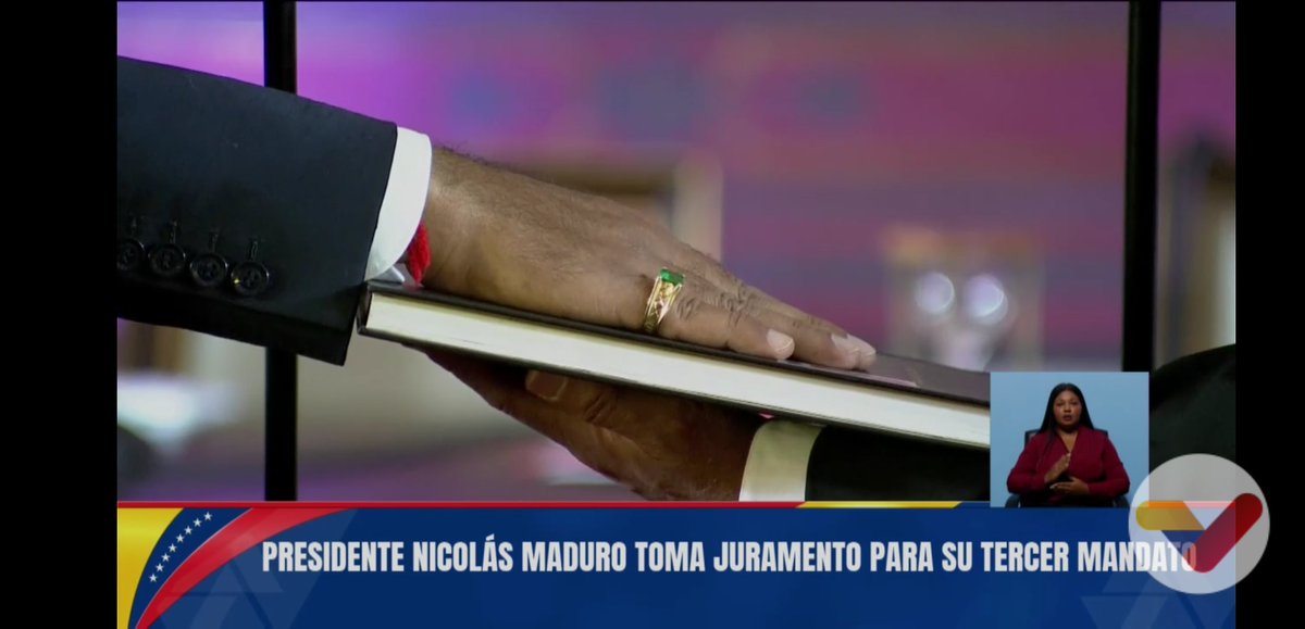 abrahamIstillar's tweet photo. Nicolás Maduro Moros es juramentado como presidente Constitucional de la República Bolivariana de Venezuela para el periodo 2025 - 2031
#Venezuela #NicolasMaduro #AsambleaNacional https://t.co/Cf1qD7ygZP