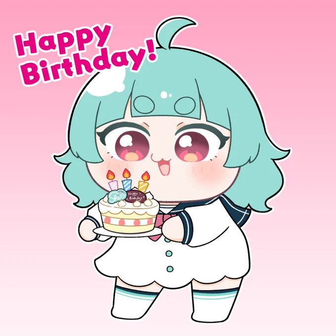 しぃちゃんお誕生日おめでとう〜! (ギリギリセーフ!!!)