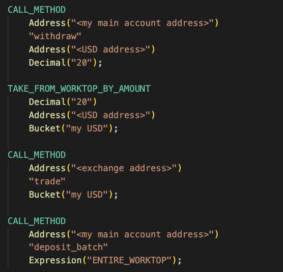 Did you know AI agents can run on Radix without even building smart contracts? 🤔

Just submit human readable transaction manifests directly to the ledger!  Interact with any DEX or lending platform and even chain multiple actions in a single tx.    

$XRD