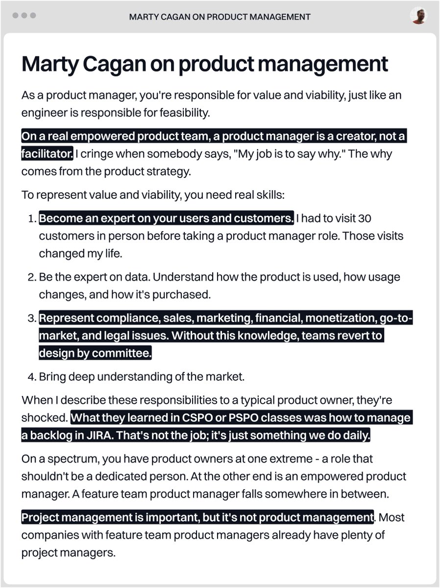 nurijanian's tweet photo. Marty Cagan on empowered product management https://t.co/m5Sn3zzwEi