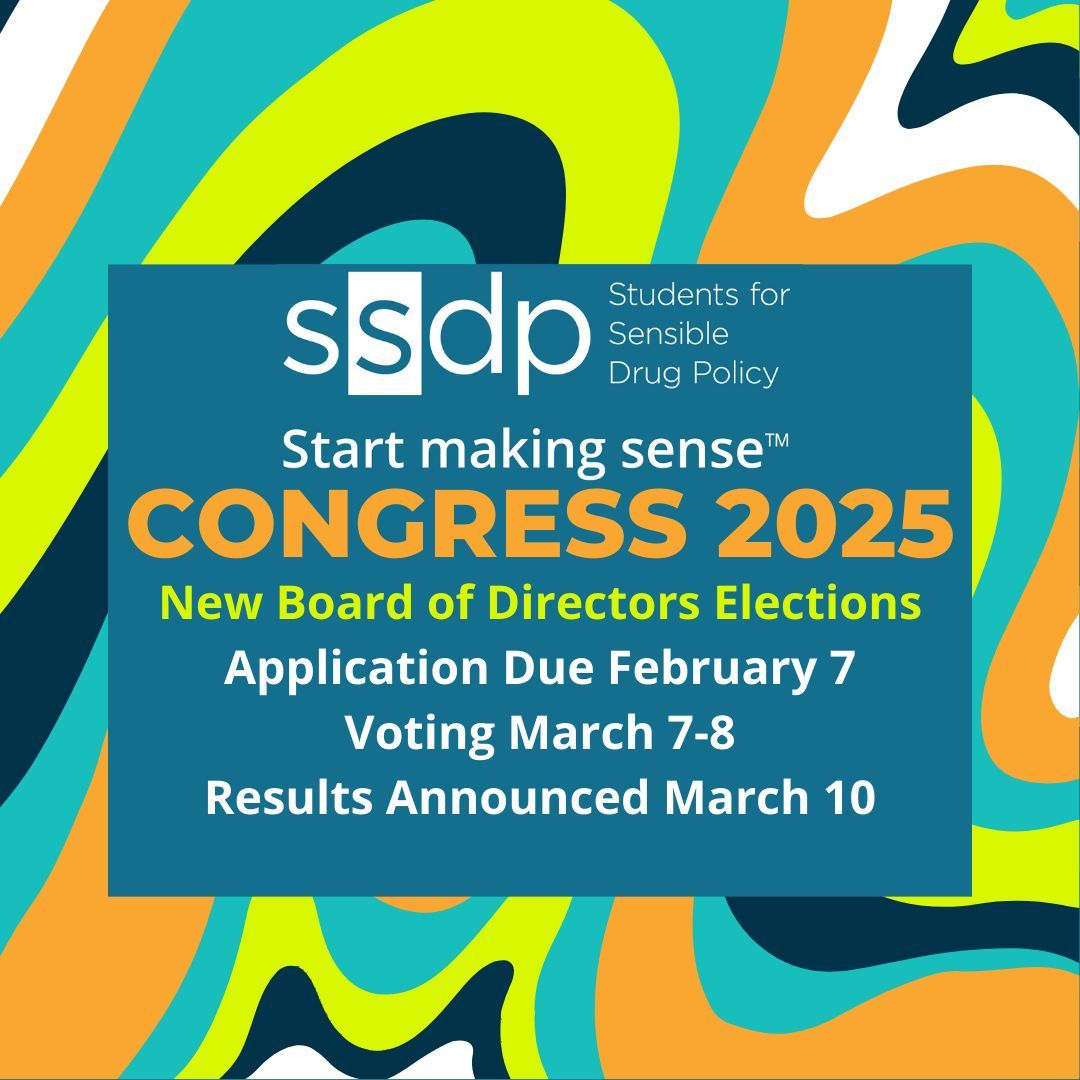 ssdpofficial's tweet image. Apply to become a candidate for SSDP’s Board of Directors! There are multiple open student director positions to be filled during the March 2025 Congress. 

To learn more, please visit our blog. buff.ly/4fQrodM #ssdp #startmakingsense