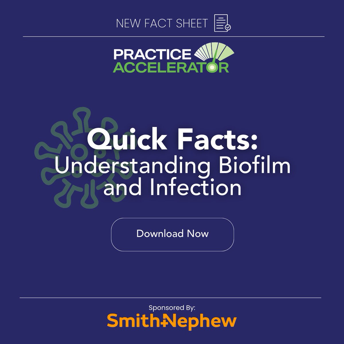 WoundSource's tweet image. 🔍 It&apos;s #FactFriday !
Get the essential information you need to make informed decisions in your daily practice.
📥 Download now: okt.to/3HlZm8
Thanks to @Smith+Nephew for supporting this resource!
#WoundCare #PracticeAccelerator #Biofilm #InfectionControl #QuickFacts